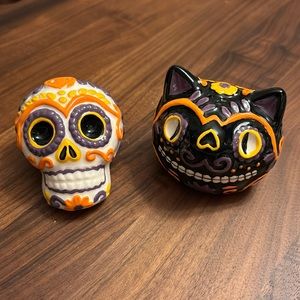 Day of the Dead Salt and Pepper Shaker Set